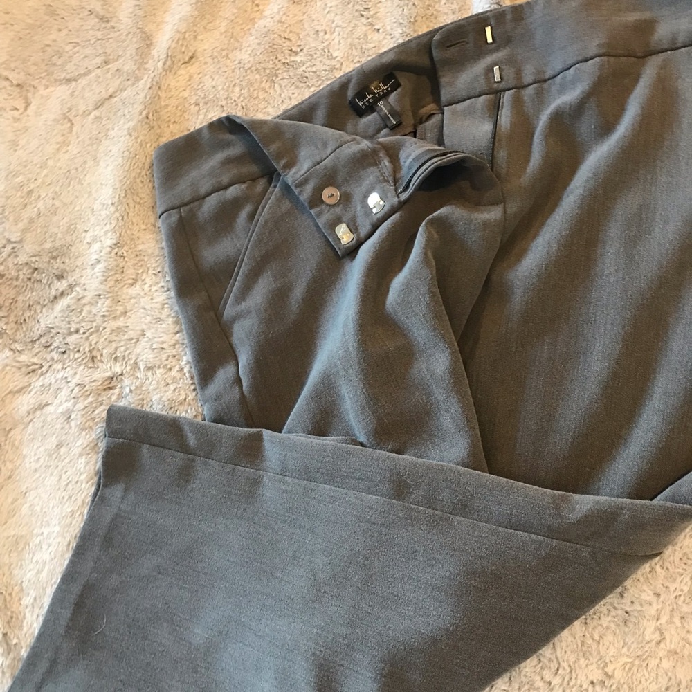 Grey dress capris
